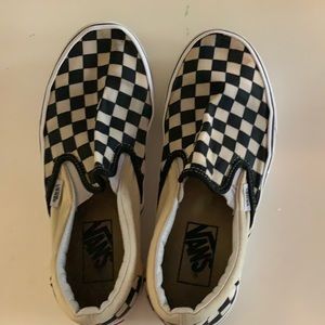 black and white vans